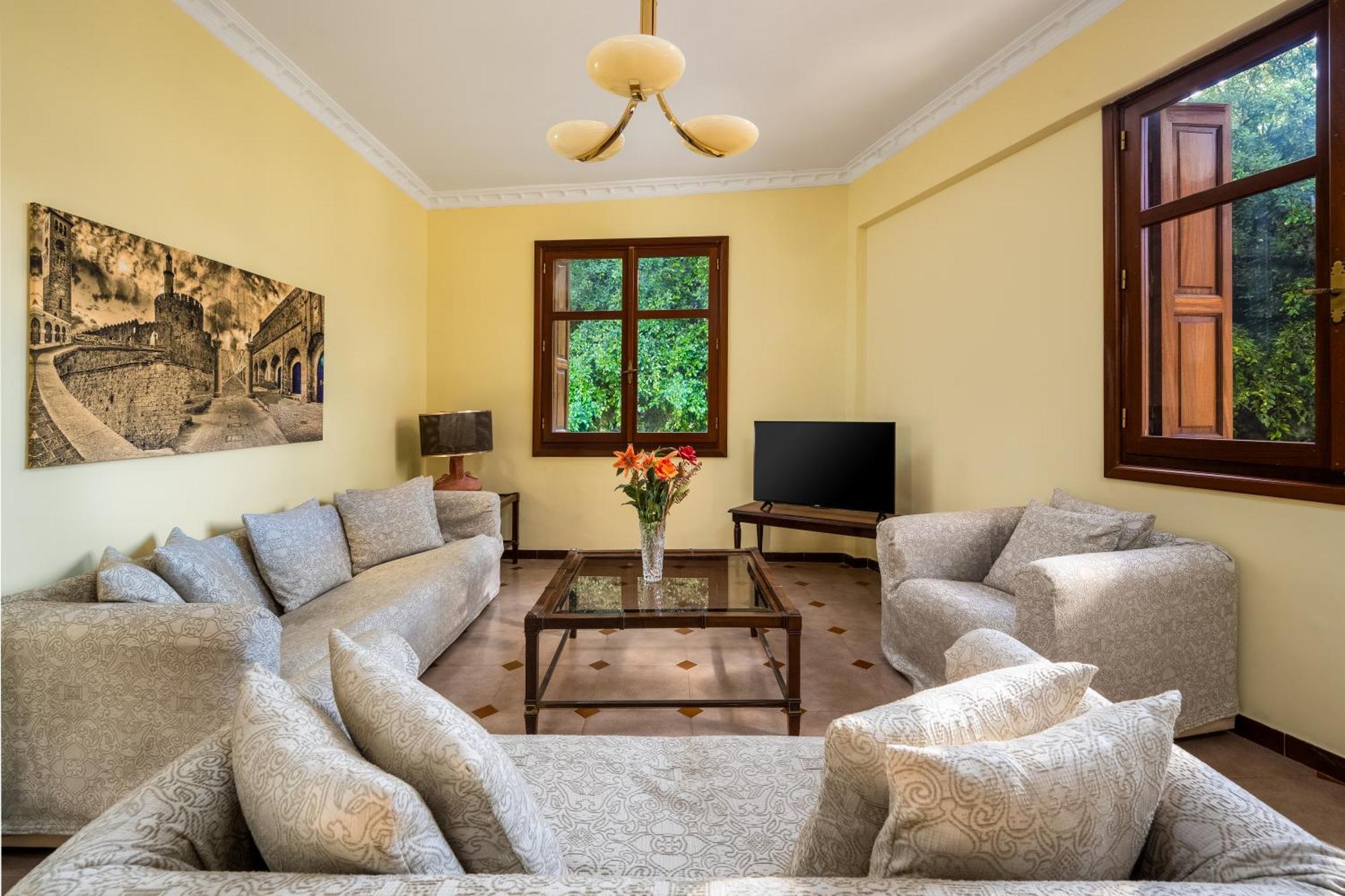 The Knights Courtyard Villa Rhodes City Bagian luar foto